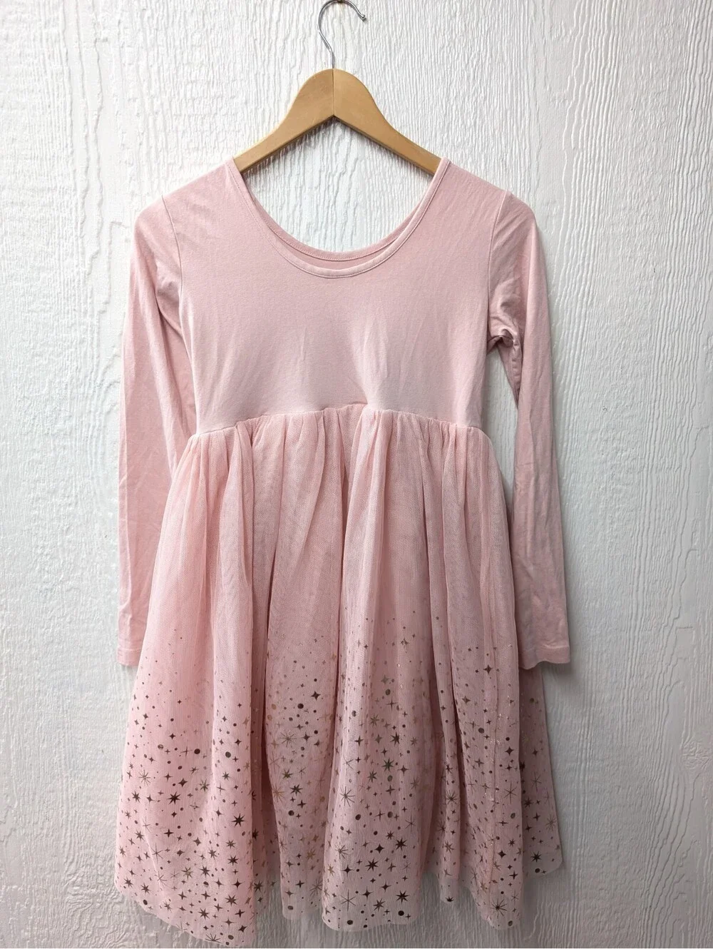 Hanna Andersson Pink Tulle Party Dress Fairy Princess Twirl Girl's Size 12 150cm